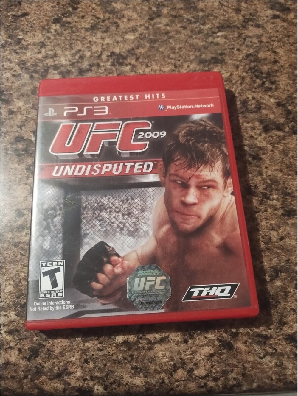 UFC 2009 Undisputed PS3 Sony PlayStation 3 Game Complete CIB Tested